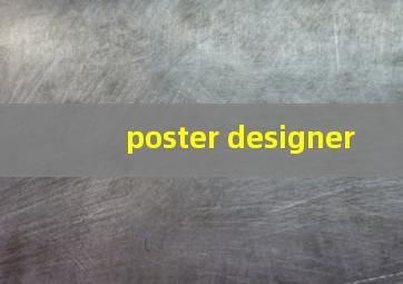 poster designer